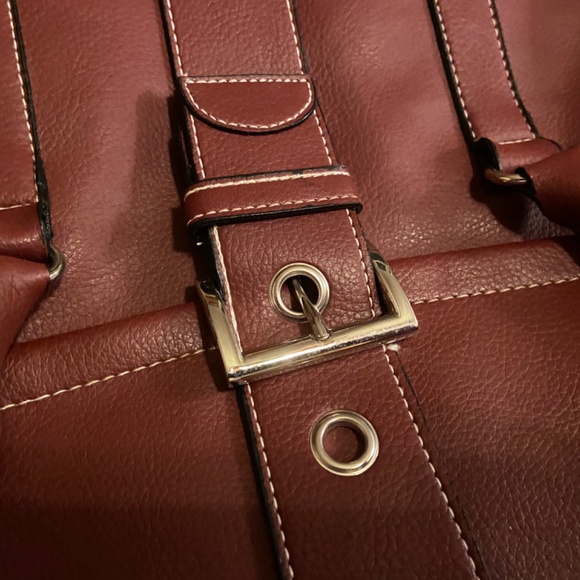 Non branded pleather shoulder bag brick red - Picture 14 of 16